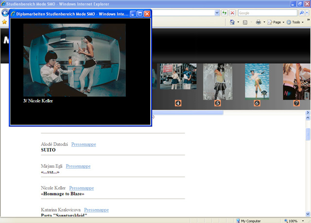 Layout mit Bild gross